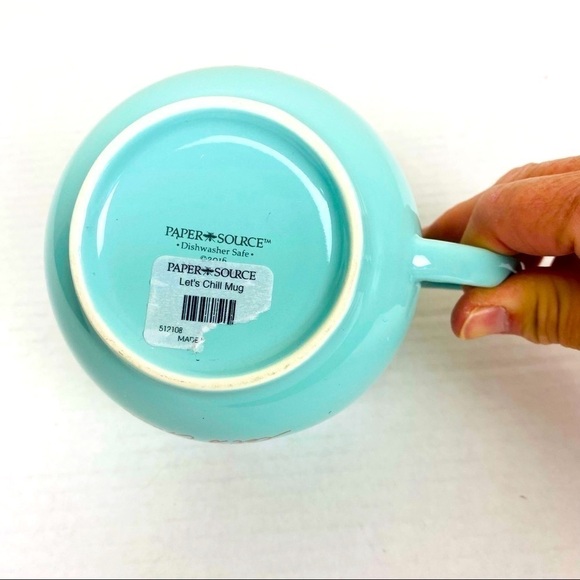 Paper Source Let’s Chill Walrus Coffee Mug 16oz - Picture 6 of 7